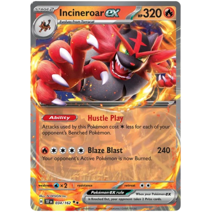 Incineroar EX 034/162