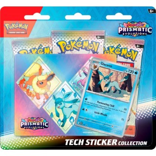 Glaceon Prismatic Evolutions Tech Sticker Collection