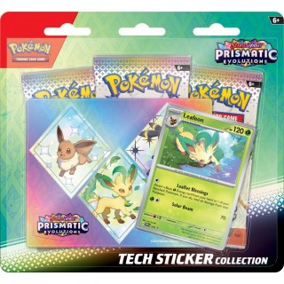 Leafeon Prismatic Evolutions Tech Sticker Collection