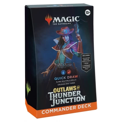 Quick Draw Commander Deck Outlaws of Thunder Junction