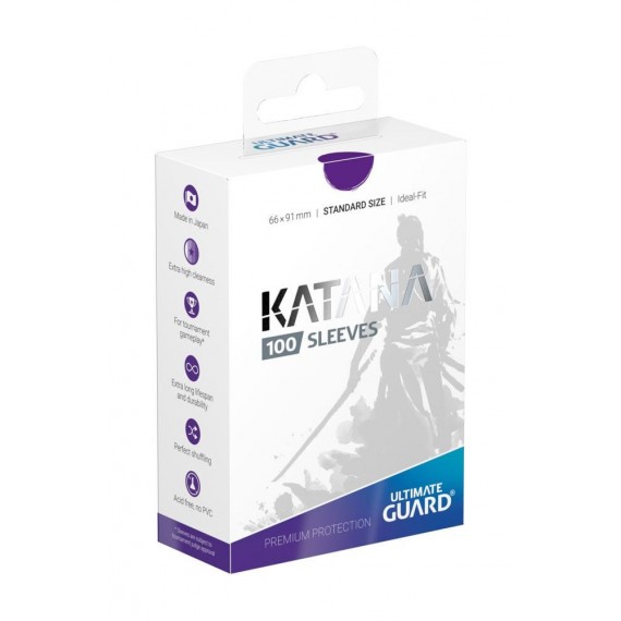 Ultimate Guard Katana Sleeves Standard Size (100) - Purple