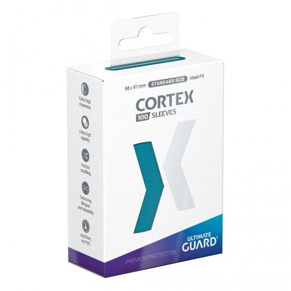 Cortex Sleeves Standard Size (100) - Petrol