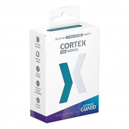 Cortex Sleeves Standard Size (100) - Petrol