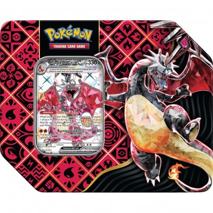 Charizard Paldean Fates Tin