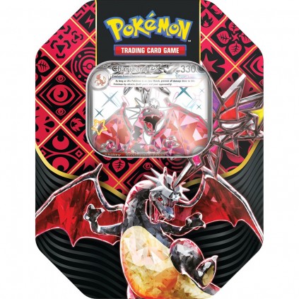 Charizard Paldean Fates Tin