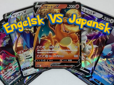 Engelsk vs. Japanske Pokemonkort